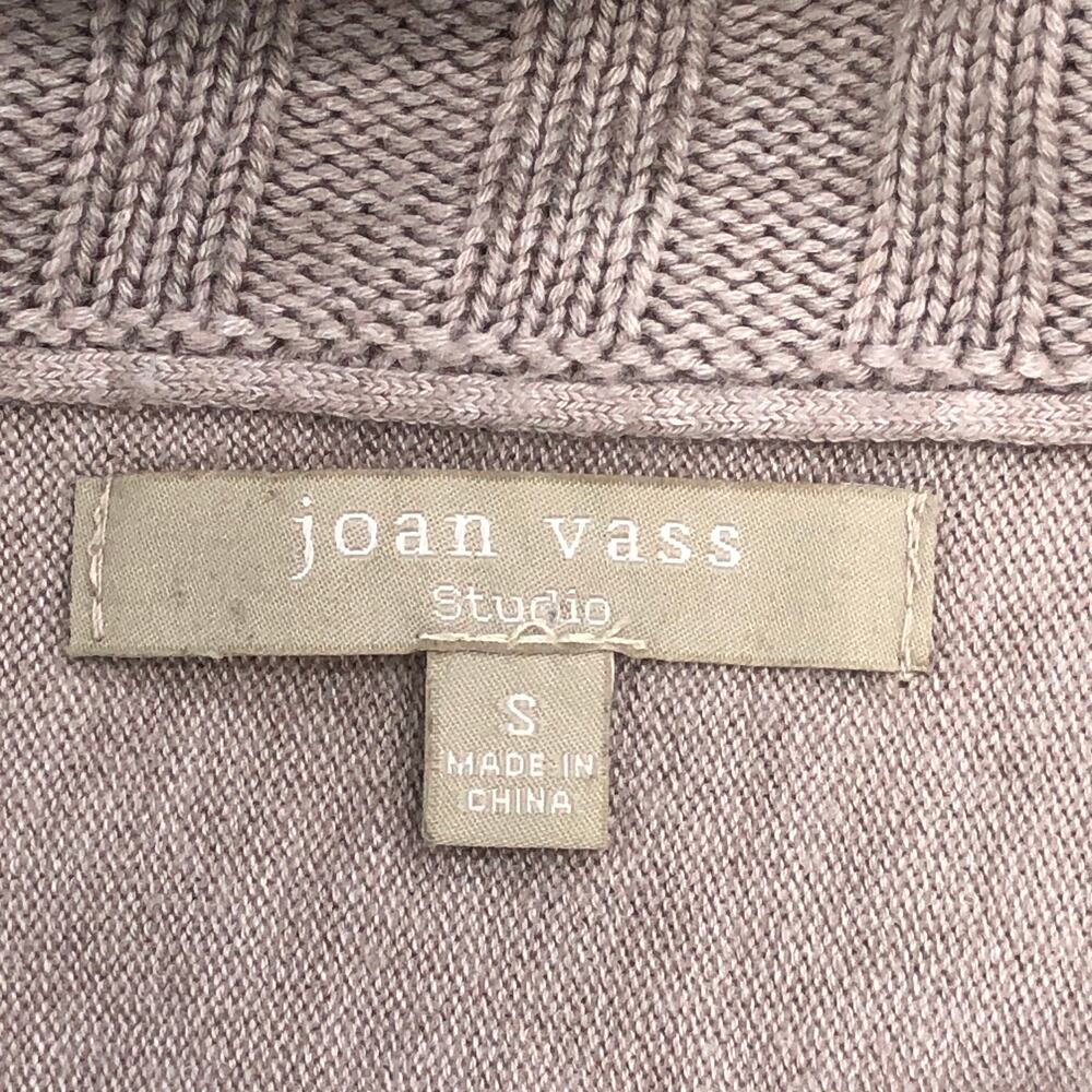 Joan Vass Studio Womens Size S Cardigan Open Front Sweater Knit - Picture 12 of 15